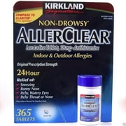 Kirkland Signature Non Drowsy AllerClear Allergies Loratadine 10mg - 365 Tablets