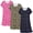 3Pcs-14, variant on 3 pack Nightgowns for Women Soft Cotton Short Sleeve Night Shirts Womens Print Sleep Shirts Loose Comfy Pajamas Sleepwear