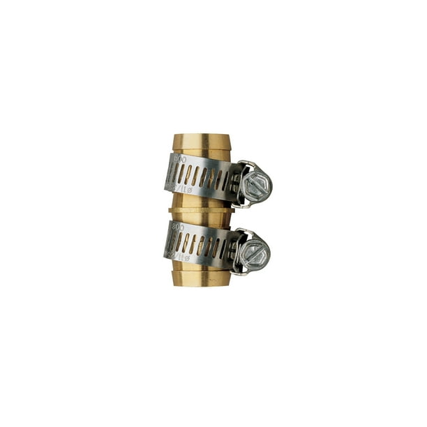 Orbit 3/4 in. Brass/Stainless Steel NonThreaded Double Male Hose