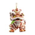 thumbnail image 1 of Chinese Creative Explosion National 2D Flat Acrylic Car Backpack Pendant Dance Doll Key Chain. Backpack Key Chain Window Tree Family Holiday Decorations, 1 of 8
