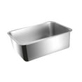thumbnail image 5 of oshhni Cat Stainless Steel Bedpan Splashproof Open Top Sturdy Sand Basin Height 15cm, 5 of 9