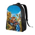 thumbnail image 2 of Crash Bandicoot Sac à Dos Dessin Animé pour Randonnée Sac Anime Sac pour Ordinateur Portable, 2 of 4