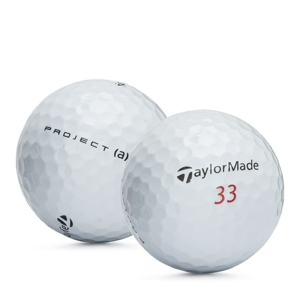 TaylorMade Project (a) Golf Balls, Used, Mint Quality, 12 Pack