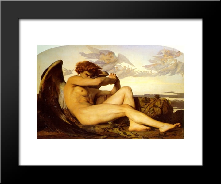 Fallen Angel 20x24 Framed Art Print by Alexandre Cabanel