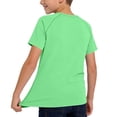 thumbnail image 6 of fatyb Kids Athletic Shirts Short Sleeve Quick Dry Tee Boys Girls Breathable Sports T-Shirts for Running, 6 of 7