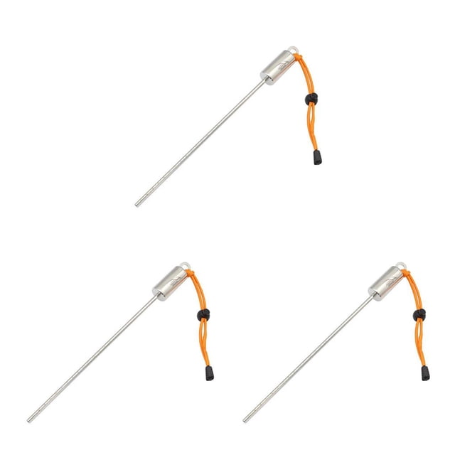 QualitChoice Keep Diving Stainless Steel Pointer Rod Underwater Dive Ding Stick Knocker Probe Hand Strap Accessories Pool Diver Men Orange 3Set