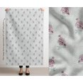 thumbnail image 3 of Printed Cotton Canvas Fabric by Soimoi | Floral Pattern - White | 56 Inch Wide | Sold By 3 Yard | Heavy Duty Craft & Upholstery Fabric, 3 of 7