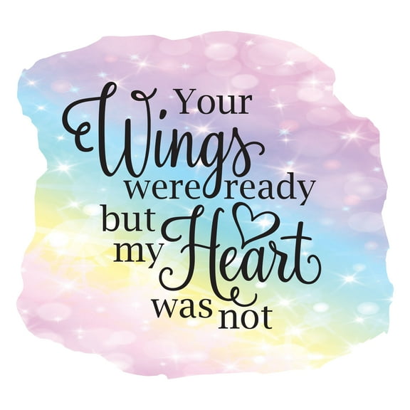 Quotes & Sayings Wall Decals for Children Bedroom - Memory Quote on Rainbow Coloured Background Memory DIY & Creativity Boy Girl Bedroom Wall Sticker - Size: 10 In x 9 In