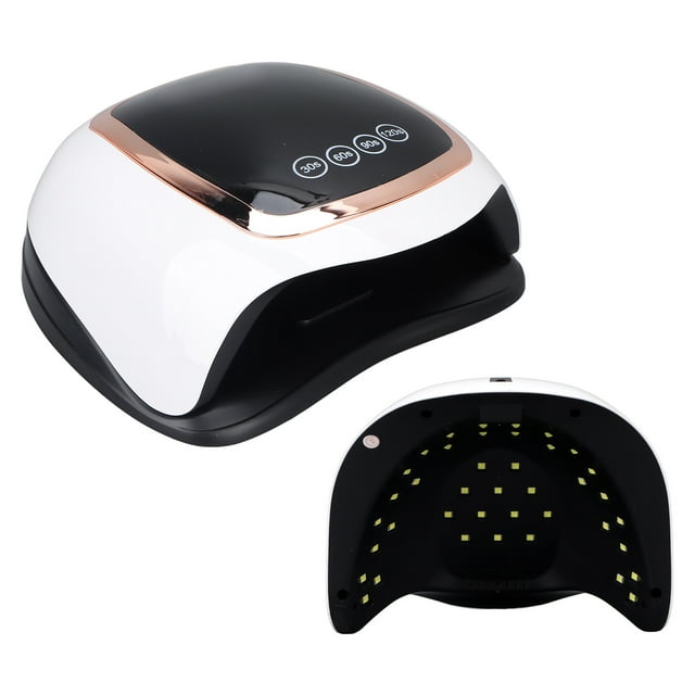 Lámpara De Uñas LED UV, Iluminación Automática Fondo Desmontable 4 Temporizadores Secador De Gel De Esmalte De Uñas Pantalla Táctil LCD 168W 100-240V Para Salón De Uñas