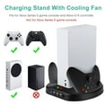 EEEkit Vertical Cooling Fan Stand Fit for Xbox Series S with Dual