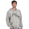 thumbnail image 5 of Pi Be Rational Get Real Math Geek Zip Up Hoodie Men's Women's Brisco Brands S, 5 of 6