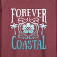 thumbnail image 3 of Instant Message - Forever Coastal Lightweight French Terry Wide Neck Long Sleeve Graphic Shirt, 3 of 6
