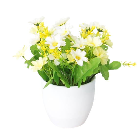 Artificial Fake Flowers, Lifelike Plastic Flowers for Indoor Outside Hanging Planter UV Resistant Home Office Garden Wedding Sidewalk Trim Decor