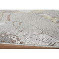 thumbnail image 2 of Momeni Rugs LUXE0LX-09GRY5376 Luxe Collection Power-Loomed Contemporary Area Rug, 5'3" x 7'6", Grey, 2 of 2