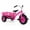 Pink, variant on Costway Kids Tricycle with Storage Basket 15” Inflatable Rubber Tires Adjustable Handlebar Red