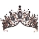 thumbnail image 1 of Tiaras y coronas de boda góticas con diamantes de imitación y corona de reina para novia, diadema de cristal hecha a mano para mujer, accesorios para el cabello para bodas, Halloween, ferias,, 1 of 8