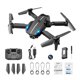 thumbnail image 1 of Quadcopter WiFi plegable Control remoto Mini Drone Track Aircraft de vuelo 360 grados Rolling Gravity Sensor Drones Toys Gift Black Single Cámara Inevent EL022425-02B, 1 of 7