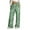 Green, variant on WXLWZYWL Plus Size Wide Leg Pants for Women Striped High Waisted Baggy Drawstring Lightweight Loose Fit Flare Leggings Sweatpants