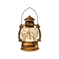 thumbnail image 6 of Christmas Musical Snow Globe Lantern, Water Filled Night Light, Oil Lamp Style Body with Swirling Glitter Warm Light and Eight Melodies, Tabletop Decor for Mantel Shelf or Bedside, 6 of 6