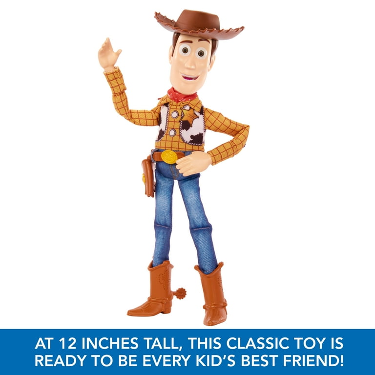 Disney Pixar Toy Story Roundup Fun Woody Talking Action Figure (12