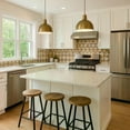 thumbnail image 5 of Mi Alma Vintage Rhombus Rustic Brown Gold Peel & Stick Tiles - Vinyl Backsplash 8x8, 5 of 8