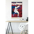 thumbnail image 3 of MLB Philadelphia Phillies - Bryce Harper Wall Poster with Wooden Magnetic Frame, 22.375" x 34", 3 of 5