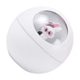 thumbnail image 1 of Bewildely Humidificador ABS, minidifusor de aromaterapia bonito para dormitorio, luces coloridas, modo de luz nocturna cálida Humidificadores Blanco, 1 of 6