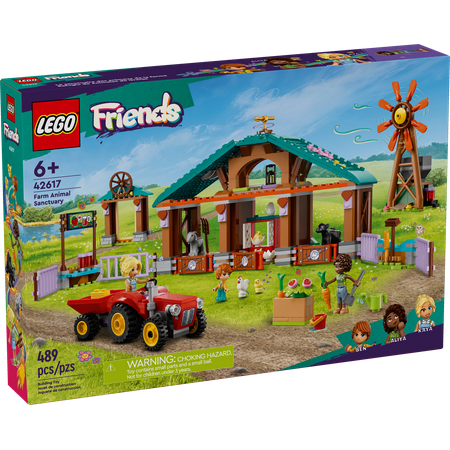 LEGO - Friends Farm Animal Sanctuary and Tractor Toy 42617