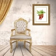 thumbnail image 3 of McCavitt, Naomi 15x18 Gold Ornate Wood Framed with Double Matting Museum Art Print Titled - Watercolor Veggie II, 3 of 4