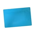 thumbnail image 5 of Silicone Soldering .20Inchx8.27inch Insulation Repair Work Mat Platform Station Pad for Welding Computer Cellphone Solder Iron Station, 5 of 9