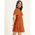 thumbnail image 3 of Dressberry Printed Cotton Thigh Length Kimono Sleeves Flex, Dress (Women's)Size XS, 3 of 7