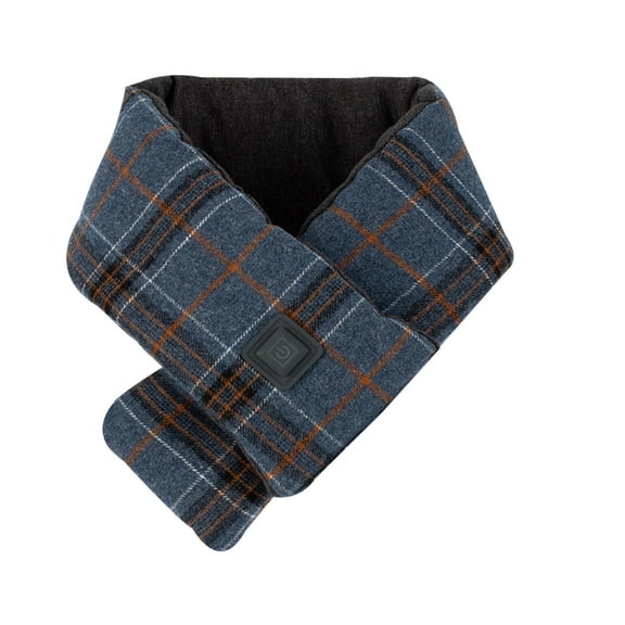 XMMSWDLA USB Heated Scarf Adjustable Neck Heating Scarf Detachable Plush Warming Neck Wrap Scarf, Heating Scarf, Adjust Blue Scarves for Women Winter Warm