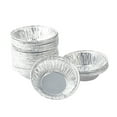 thumbnail image 1 of 500 Pcs Moules Jetables en Papier D\'aluminium pour Muffins Cupcakes Moules Ronds pour Tartelettes aux Oeufs Outil de Pâtisserie, 1 of 9