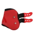 thumbnail image 2 of Horse Tendon Boots Set Safe Soft Wear Resistant PU Shell Tendon Guard Boots for HorsesRed Hind Legs M, 2 of 2