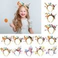 thumbnail image 5 of FENOHREFE Handmade Twist Birthday Headbands Adjustable Headwear Festive Baby Headpiece for Women's Hair Styling, 5 of 7