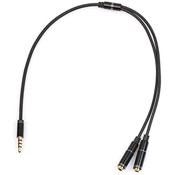 Ubibot Audio Jack Splitter for Ubibot GS1 Device, Stereo Headphone Audio Male to 2 Female, Splitter, Cable Adapter,