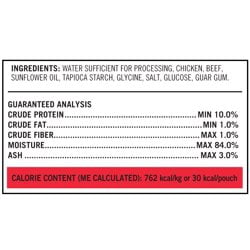 Pure Balance Classic Starters Shredded Chicken and Beef Recipe in Broth, 1.4 oz