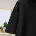 thumbnail image 6 of ZyeKqe Womens Pajama Top Crew Neck Sleep T-Shirt Short Sleeve Lounge Top Soft Summer Tee, 6 of 7
