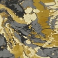 thumbnail image 3 of Carson, Danielle 12x12 Black Modern Framed Museum Art Print Titled - Marbleized in Gold and Grey II, 3 of 5