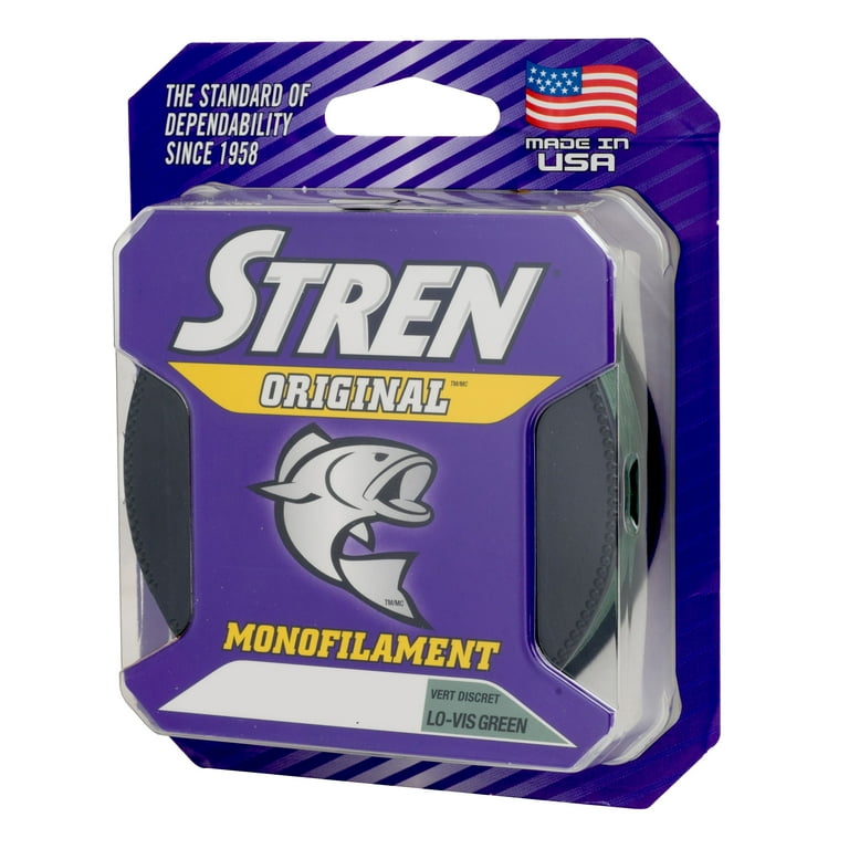 Stren Green 100 Yards 10lb Clear Blue 8lb Monofilament Fishing