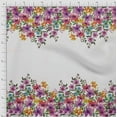 thumbnail image 2 of oneOone Silk Tabby Fabric Leaves & Flower Panel Print Sewing Fabric BTY 42 Inch Wide, 2 of 3
