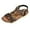 Black, variant on Women Sandals Summer Elegant Toe Separator Comfortable Flat Orthopaedic Footbed Breathable Slingback Women Sandals for Beach Holidays Leisure,Brown,6