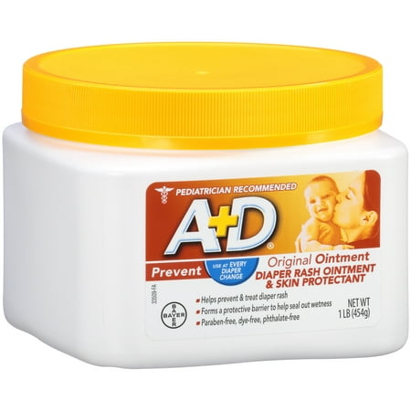 A+D ® Rash originale de couche-culotte Pommade et Apaisant 1 lb bain