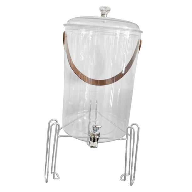Dispensador de bebidas a prueba de fugas con soporte, cubo sellado. Cúpula y L