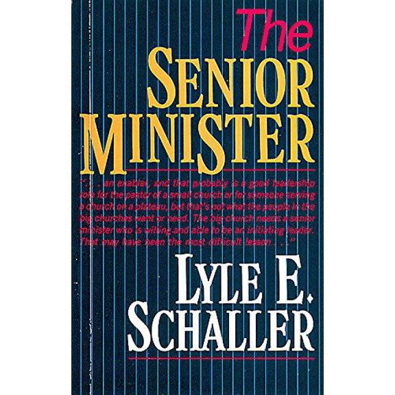 Pre-Owned The Senior Minister (Paperback) by Lyle E Schaller
