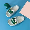 thumbnail image 2 of GXWEA Boys Slippers House Shoes For Kids Kids Slides Slippers For Girls Boys,House Slippers Non-Slip Super Soft Quick Drying Shower Slides Sandals Slippers 7-8 Years Sky Blue, 2 of 5
