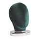 thumbnail image 3 of Cabeza de bloque de lienzo para exhibición de pelucas, cabeza de maniquí de estilo multiusos, cabeza de tela para Terciopelo verde, 3 of 9