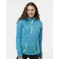 thumbnail image 5 of J. America - Women's Cosmic Fleece Quarter-Zip Pullover - 8617, 5 of 5