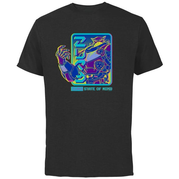 Disney PIXAR Lightyear Zurg State of Mind - Short Sleeve Cotton T-Shirt for Adults - Customized-Navy