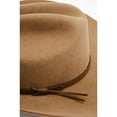 thumbnail image 2 of Justin Unisex Fawn Townes 6X Felt Cowboy Hat Taupe 7 3/8, 2 of 3
